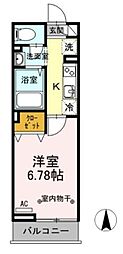 間取図画像 1K