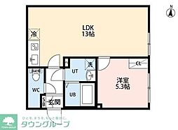 間取図画像 1LDK