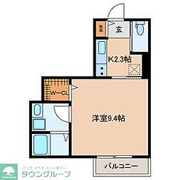 M'sウェルビーハウス 1Kの間取図画像