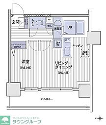 エスティメゾン大島 1LDKの間取図画像