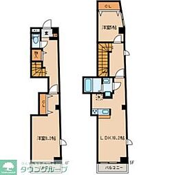 Sunriseshell2 2LDKの間取図画像
