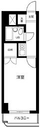 東日本橋フラワーHH 1Kの間取図画像