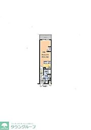 BELLWOOD瑞江 1Kの間取図画像