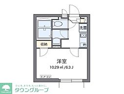 ネオ南篠崎町 1Kの間取図画像