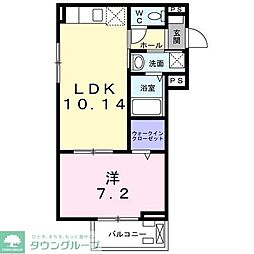 ボノククナ 1LDKの間取図画像