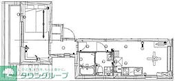 Aletta大島 1DKの間取図画像