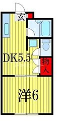 間取図画像 1DK