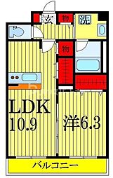 間取図画像 1LDK