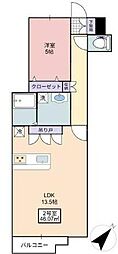 間取図画像 1LDK