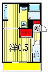 間取図画像 1K