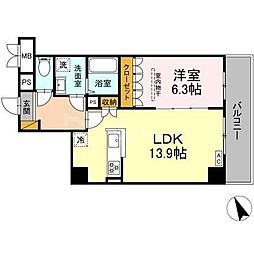 Grand Village 1LDKの間取図画像