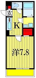 リブリ・ミニヨン 1Kの間取図画像