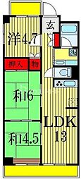 シャトルグランディ 3LDKの間取図画像