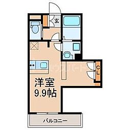 アテナ稲毛 ワンルームの間取図画像