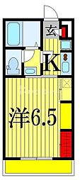 リブリ・ラヴィータ 1Kの間取図画像