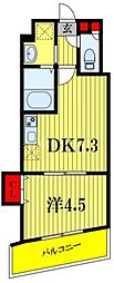 soare幕張2nd 1DKの間取図画像