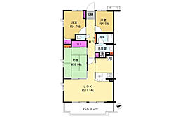 間取図画像 3LDK