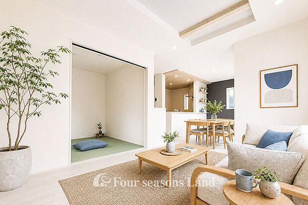 家具配置イメージ:現況の物件写真にCGによる画像処理を行っています。家具等は販売価格に含まれません。