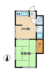 間取図画像 1DK