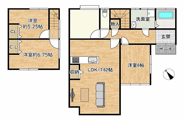 間取り 射水市緑町9-10