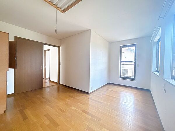 【リフォーム中】2階8帖の部屋です。クロスの張替を行う予定です。