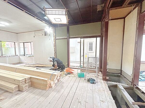 【リフォーム予定】LDK横の和室は全面のクロス張替え、フローリングにしてリビングに取り込みます。
