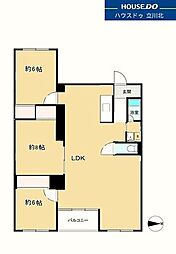 間取図画像 3LDK