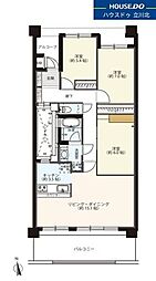 マイキャッスル椚田 3LDKの間取図画像