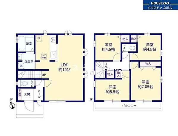 間取りを拡大表示
