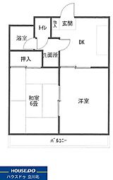 間取図画像 2DK