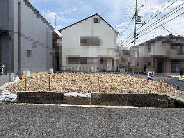 北側からみた現地