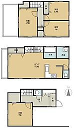 Kolet南与野 1階4LDKの間取り