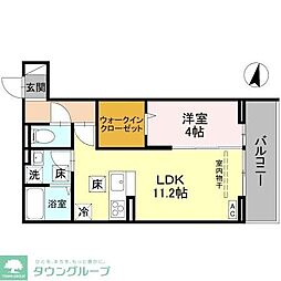 間取図画像 1LDK