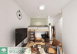 東武野田線 大和田駅 徒歩8分の賃貸アパート 2階1Kのリビング/ダイニング