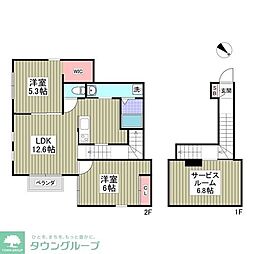 間取図画像 2SLDK