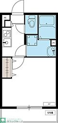 リブリ・OGW蕨 1Kの間取図画像