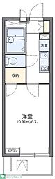 レオパレスMakearrow3 1Kの間取図画像