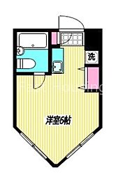 フラッツ.M ワンルームの間取図画像
