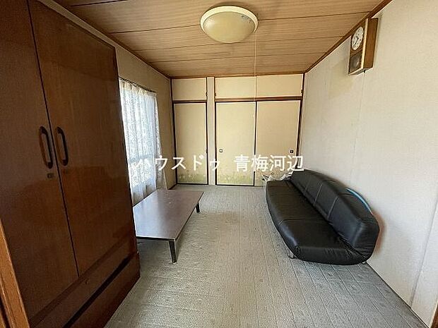 6帖和室：収納スペースが豊富なので、お部屋を広くお使いいただけます。