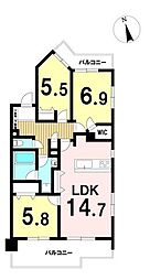 間取図画像 3LDK