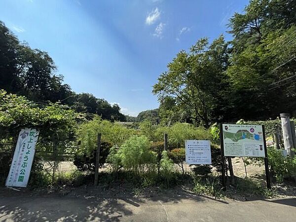 吹上しょうぶ公園吹上しょうぶ公園は貴重な谷戸地を保全するためにつくられました。 360m