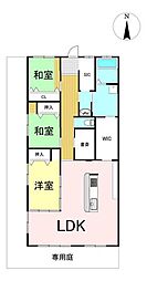 エルハイツ河辺 3SLDKの間取図画像