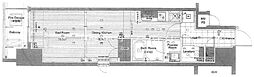 レクシオシティ王子神谷 1DKの間取図画像
