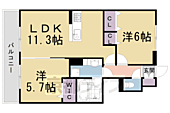 京都市左京区岩倉三笠町 2階建 築2年のイメージ