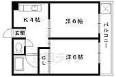 京都市左京区田中上古川町 4階建 築28年のイメージ
