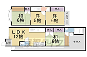 京都市左京区松ケ崎芝本町 2階建 築51年のイメージ