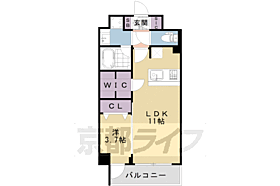 京都府京都市中京区西ノ京下合町（賃貸マンション1LDK・8階・38.93㎡） その2