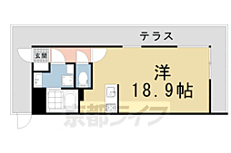 京福電気鉄道北野線 北野白梅町駅 徒歩18分 1階/-