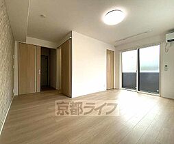 京都市営烏丸線 松ヶ崎駅 徒歩19分の賃貸アパート 1階1Kのリビング/ダイニング