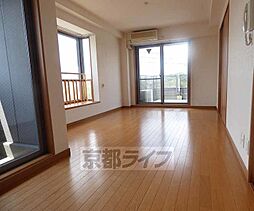 京阪本線 出町柳駅 徒歩1分の賃貸マンション 4階2LDKのリビング/ダイニング